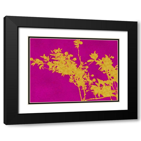 Creosote Gold Silhouette Black Modern Wood Framed Art Print with Double Matting by Tenoever, William