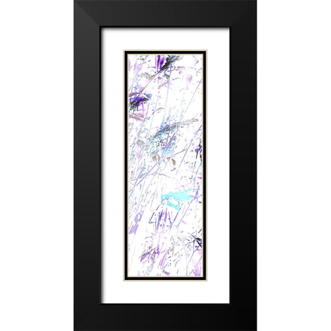 Flora Impressions 1 Black Modern Wood Framed Art Print with Double Matting by Tenoever, William