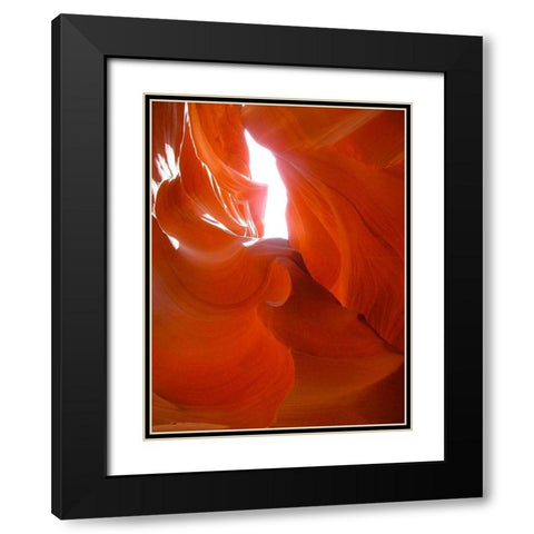 Antelope Canyon II Black Modern Wood Framed Art Print with Double Matting by Popcorn
