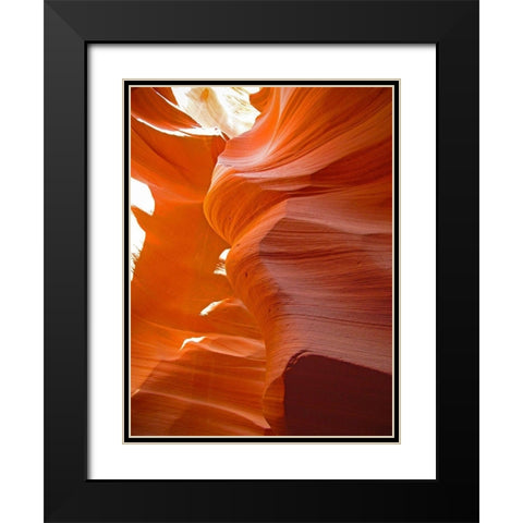 Antelope Canyon IV Black Modern Wood Framed Art Print with Double Matting by Popcorn