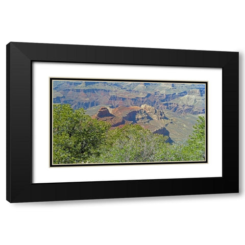 Grand Canyon 3 Black Modern Wood Framed Art Print with Double Matting by Popcorn
