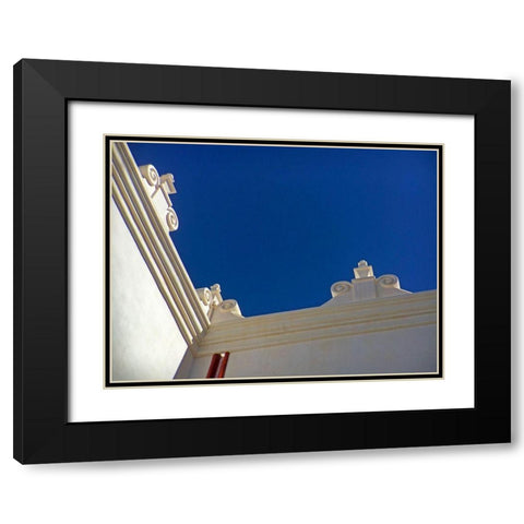 San Xavier Del Bac II Black Modern Wood Framed Art Print with Double Matting by Popcorn