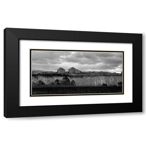 SedonaInWinter4b:BAndW Black Modern Wood Framed Art Print with Double Matting by Tenoever, William