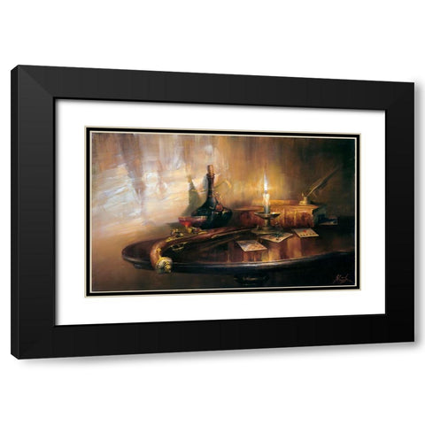 Late evening Black Modern Wood Framed Art Print with Double Matting by Ekimov, Vladimir