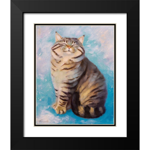 March Black Modern Wood Framed Art Print with Double Matting by Kotinova, Galina