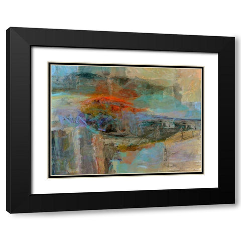 Emergence III Black Modern Wood Framed Art Print with Double Matting by Tienhaara, Michael