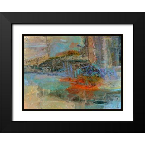 Emergence IV Black Modern Wood Framed Art Print with Double Matting by Tienhaara, Michael