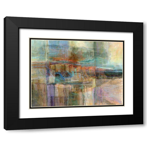 Emergence V Black Modern Wood Framed Art Print with Double Matting by Tienhaara, Michael