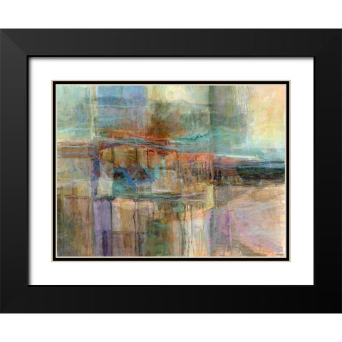 Emergence V Black Modern Wood Framed Art Print with Double Matting by Tienhaara, Michael