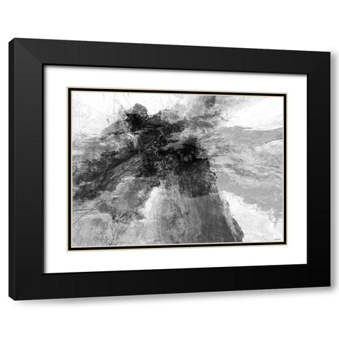B and W I Black Modern Wood Framed Art Print with Double Matting by Tienhaara, Michael