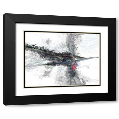 B and W I Color Accents II Black Modern Wood Framed Art Print with Double Matting by Tienhaara, Michael