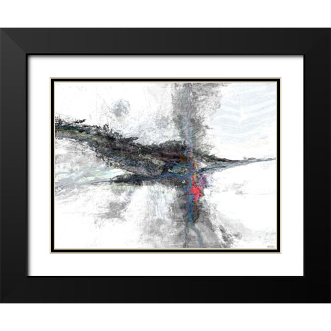 B and W I Color Accents II Black Modern Wood Framed Art Print with Double Matting by Tienhaara, Michael