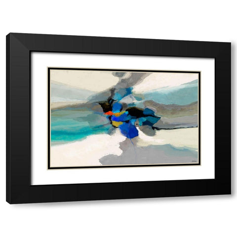Cumulus I Black Modern Wood Framed Art Print with Double Matting by Tienhaara, Michael
