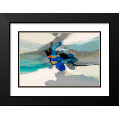 Cumulus I Black Modern Wood Framed Art Print with Double Matting by Tienhaara, Michael