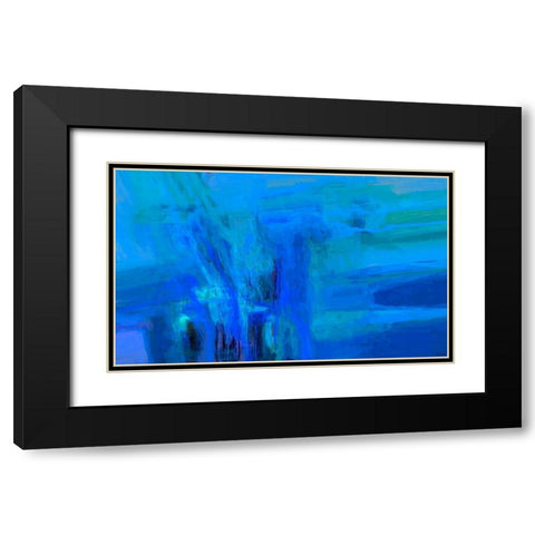 Mood Shift I Black Modern Wood Framed Art Print with Double Matting by Tienhaara, Michael