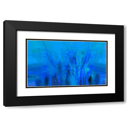 Mood Shift II Black Modern Wood Framed Art Print with Double Matting by Tienhaara, Michael