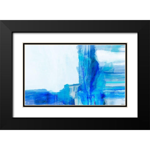 Mood Shift III Black Modern Wood Framed Art Print with Double Matting by Tienhaara, Michael