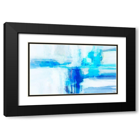 Mood Shift IV Black Modern Wood Framed Art Print with Double Matting by Tienhaara, Michael