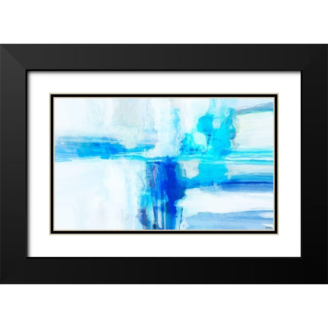 Mood Shift IV Black Modern Wood Framed Art Print with Double Matting by Tienhaara, Michael