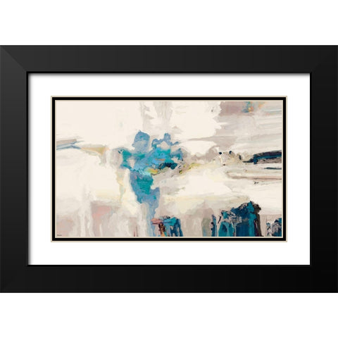 Melody I Black Modern Wood Framed Art Print with Double Matting by Tienhaara, Michael
