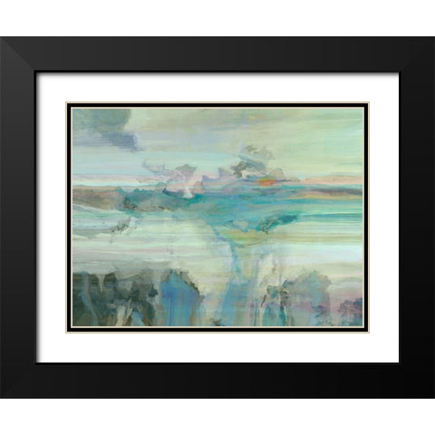 Melodious IV Black Modern Wood Framed Art Print with Double Matting by Tienhaara, Michael