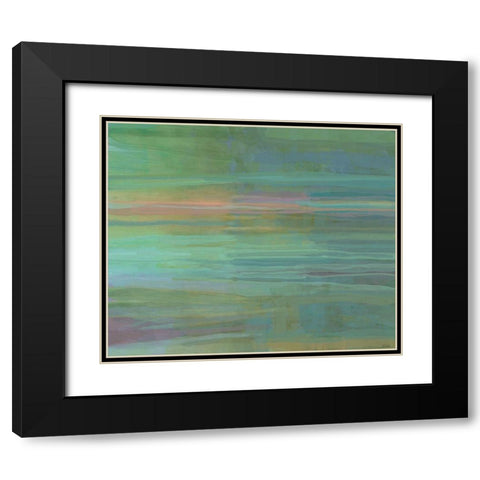 Passive I Black Modern Wood Framed Art Print with Double Matting by Tienhaara, Michael