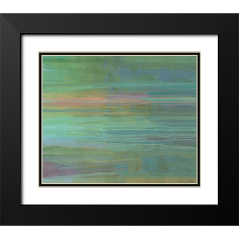 Passive I Black Modern Wood Framed Art Print with Double Matting by Tienhaara, Michael