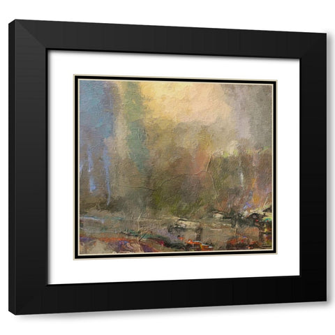 Musings II FX Black Modern Wood Framed Art Print with Double Matting by Tienhaara, Michael