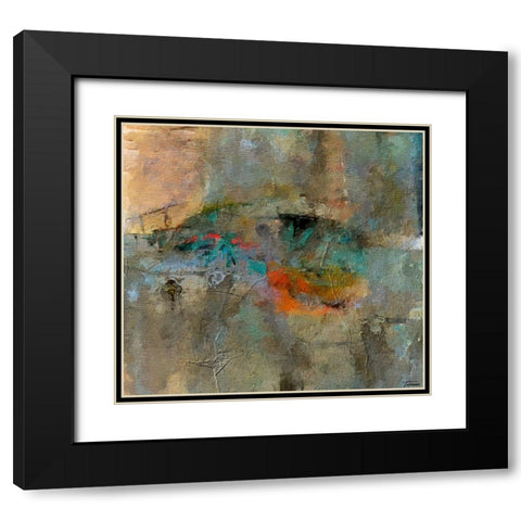 Reflective I FX Black Modern Wood Framed Art Print with Double Matting by Tienhaara, Michael