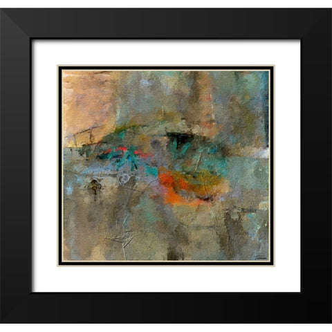 Reflective I FX Black Modern Wood Framed Art Print with Double Matting by Tienhaara, Michael