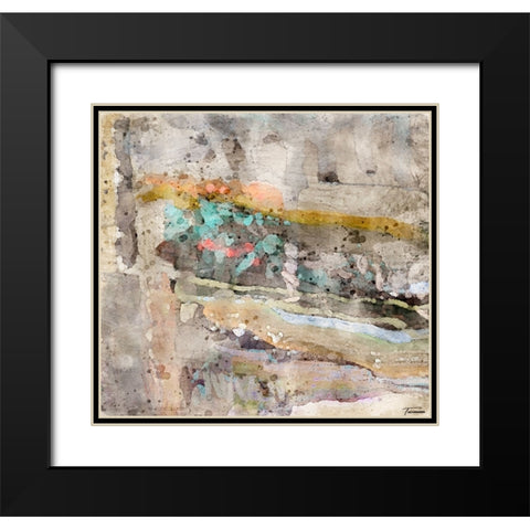 Reflective II WC V II Black Modern Wood Framed Art Print with Double Matting by Tienhaara, Michael