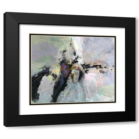 Dispassion I Black Modern Wood Framed Art Print with Double Matting by Tienhaara, Michael