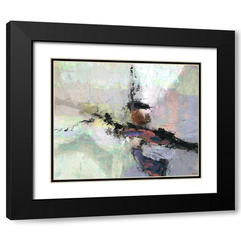 Dispassion II Black Modern Wood Framed Art Print with Double Matting by Tienhaara, Michael