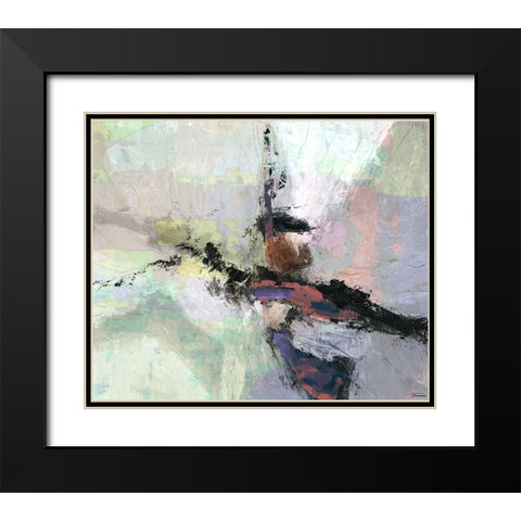 Dispassion II Black Modern Wood Framed Art Print with Double Matting by Tienhaara, Michael