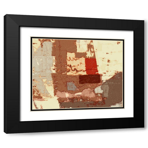 Sherbert I V 2 Black Modern Wood Framed Art Print with Double Matting by Tienhaara, Michael