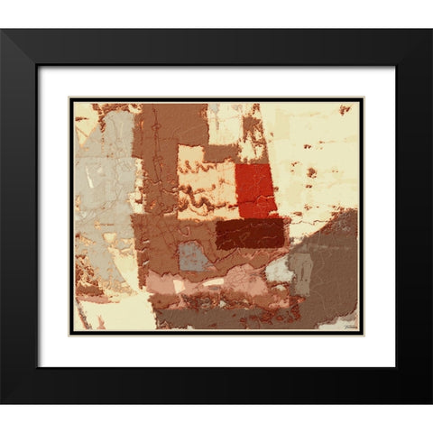 Sherbert I V 2 Black Modern Wood Framed Art Print with Double Matting by Tienhaara, Michael