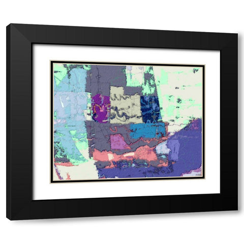 Sherbert I V 4 Black Modern Wood Framed Art Print with Double Matting by Tienhaara, Michael