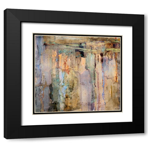 Musings I WC V I Black Modern Wood Framed Art Print with Double Matting by Tienhaara, Michael