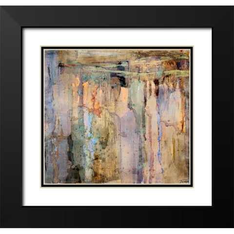 Musings I WC V I Black Modern Wood Framed Art Print with Double Matting by Tienhaara, Michael