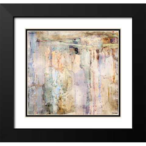Musings I WC V II Black Modern Wood Framed Art Print with Double Matting by Tienhaara, Michael