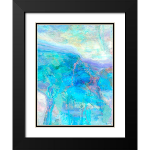 Derivative II Black Modern Wood Framed Art Print with Double Matting by Tienhaara, Michael