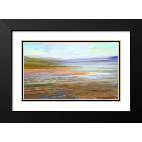 Forever I Black Modern Wood Framed Art Print with Double Matting by Tienhaara, Michael