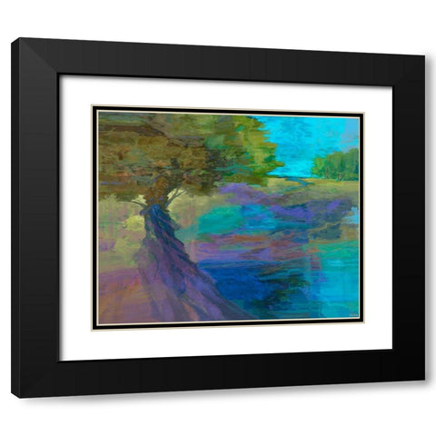 Forever II Black Modern Wood Framed Art Print with Double Matting by Tienhaara, Michael