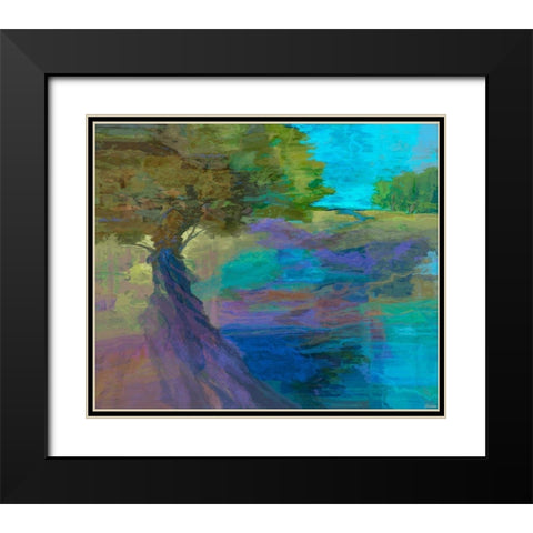Forever II Black Modern Wood Framed Art Print with Double Matting by Tienhaara, Michael