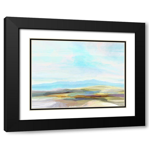 Cliffs I Black Modern Wood Framed Art Print with Double Matting by Tienhaara, Michael