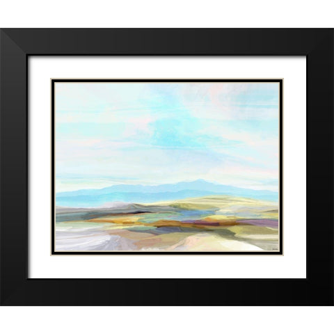 Cliffs I Black Modern Wood Framed Art Print with Double Matting by Tienhaara, Michael