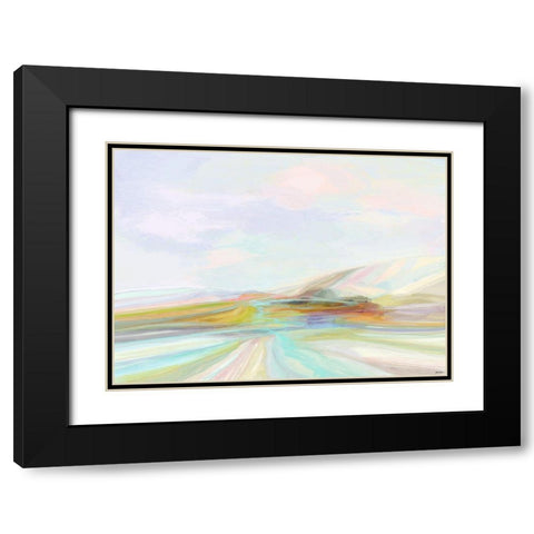Cliffs II Black Modern Wood Framed Art Print with Double Matting by Tienhaara, Michael
