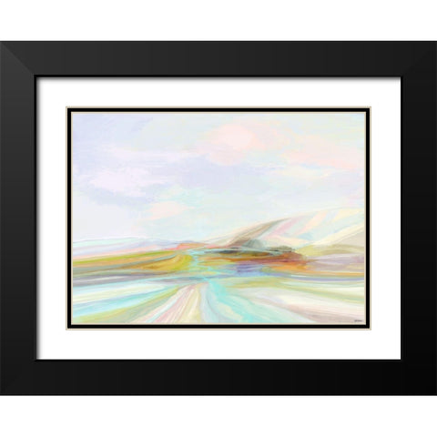 Cliffs II Black Modern Wood Framed Art Print with Double Matting by Tienhaara, Michael