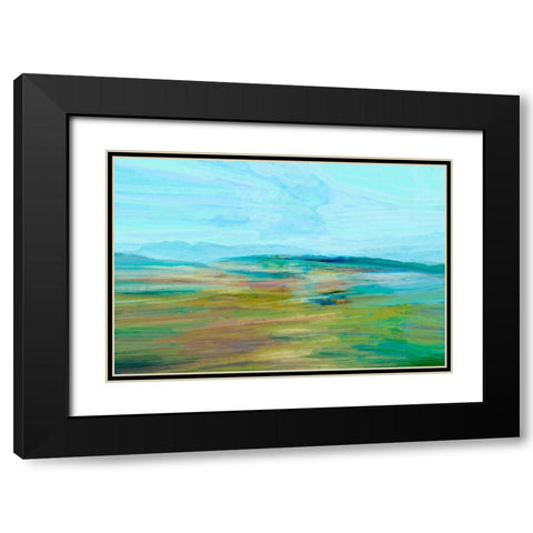 Endless Vista II Black Modern Wood Framed Art Print with Double Matting by Tienhaara, Michael