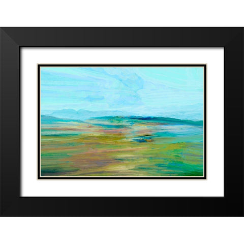 Endless Vista II Black Modern Wood Framed Art Print with Double Matting by Tienhaara, Michael
